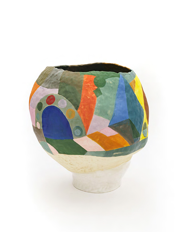 Berta, 2020, Glasur-Mix, auf Keramik, 400 x 380 x 345 mm. Foto: 44flavours.